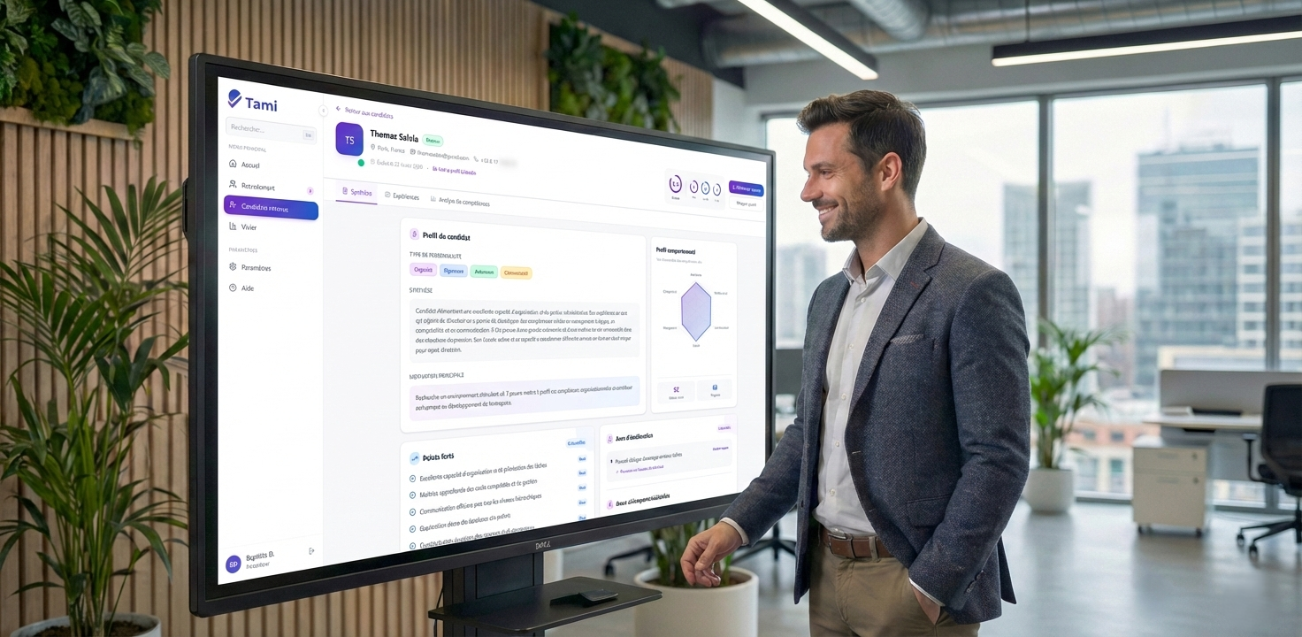 Dashboard recruteur Tami